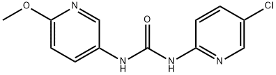 N-(5-chloro-2-pyridyl)-N'-(6-methoxy-3-pyridyl)urea Structure