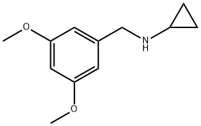 N-[(3,5-dimethoxyphenyl)methyl]cyclopropanamine Structure