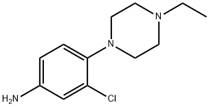 3-chloro-4-(4-ethylpiperazin-1-yl)aniline Structure