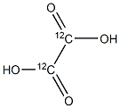 Oxalic Acid-(1,2-12C2) Structure