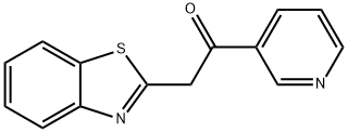 2-(1,3-benzothiazol-2-yl)-1-pyridin-3-ylethanone Struktur