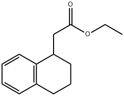 ethyl 2-(1,2,3,4-tetrahydronaphthalen-1-yl)acetate Structure