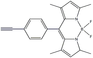 4,4-Difluoro-8(4'-ethynylphenyl)-1,3,5,7-tetramethyl-4-bora-3a,4a-diaza-s-indacene, 97% Struktur