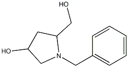 (2R,4R)-1-Benzyl-5-hydroxymethyl-pyrrolidin-3-ol Structure