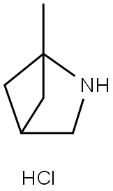 1-methyl-2-azabicyclo[2.1.1]hexane hydrochloride Struktur