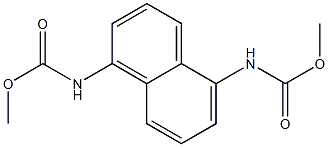 N,N'-(1,5-NAPHTHALENEDIYL)BIS(METHYL CARBAMATE) Structure