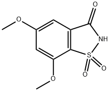 5,7-DIMETHOXYSACCHARINE,64404-51-9,结构式