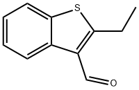 2-ETHYL-3-BENZOTHIOPHENECARBOXALDEHYDE, 64860-34-0, 结构式