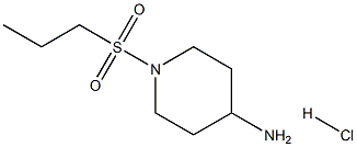 1-(propylsulfonyl)piperidin-4-amine hydrochloride Structure