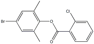 4-bromo-2,6-dimethylphenyl 2-chlorobenzoate,651710-73-5,结构式