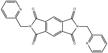 N,N-bis-(2-pyridylmethyl)pyromellitic diimide Structure