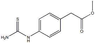 methyl 2-(4-thioureidophenyl)acetate,659741-75-0,结构式