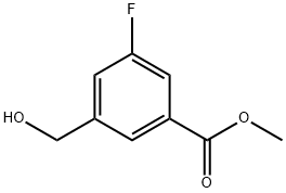 3-氟-5-(羟甲基)苯甲酸甲酯, 660416-37-5, 结构式