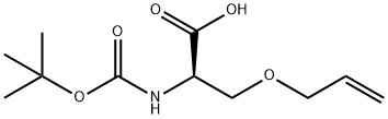 (R)-3-(丙烯氧基)-2-BOC-氨基丙酸, 660862-78-2, 结构式