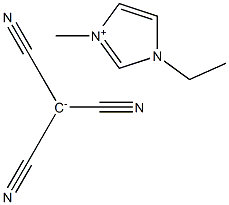 1-Ethyl-3-methylimidazolium Tricyanomethanide Struktur