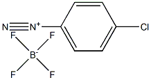 Benzenediazonium, p-chloro-, tetrafluoroborate(1-) 化学構造式