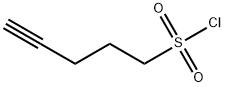 戊-4-炔-1-磺酰氯化,67448-64-0,结构式
