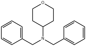 2H-Pyran-4-amine, tetrahydro-N,N-bis(phenylmethyl)- Structure