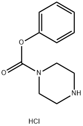 phenyl piperazine-1-carboxylate hydrochloride Struktur