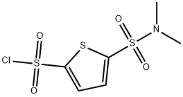 5-(N,N-二甲基氨磺酰基)噻吩-2-磺酰氯, 68848-52-2, 结构式