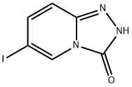 1,2,4-Triazolo[4,3-a]pyridin-3(2H)-one, 6-iodo- Struktur