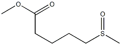 methyl 5-(methylsulfinyl)pentanoate 结构式