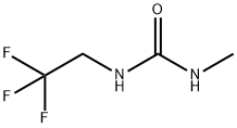 Urea, N-methyl-N'-(2,2,2-trifluoroethyl)- Struktur