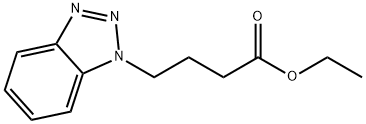 ethyl 4-(1H-benzo[d][1,2,3]triazol-1-yl)butanoate, 69218-48-0, 结构式