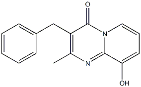 3-苄基-9-羟基-2-甲基-4H-吡啶并[1,2-A]嘧啶-4-酮 结构式