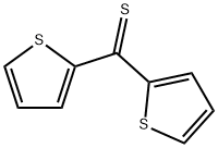 Methanethione, di-2-thienyl- Struktur