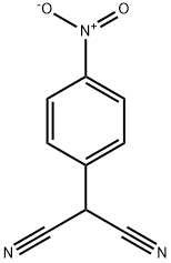 2-(4-nitrophenyl)malononitrile Struktur