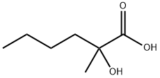 2-hydroxy-2-methylhexanoic acid Structure