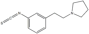3-(2-pyrrolidinylethyl)benzeneisothiocyanate,710351-83-0,结构式