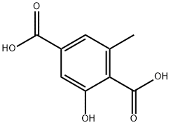 1,4-Benzenedicarboxylic acid, 2-hydroxy-6-methyl- Structure