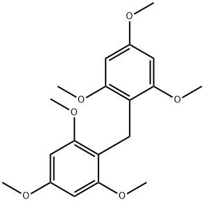 Benzene, 1,1'-methylenebis[2,4,6-trimethoxy- Struktur