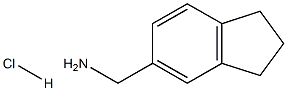 2,3-DIHYDRO-1H-INDEN-5-YLMETHANAMINE HYDROCHLORIDE Structure