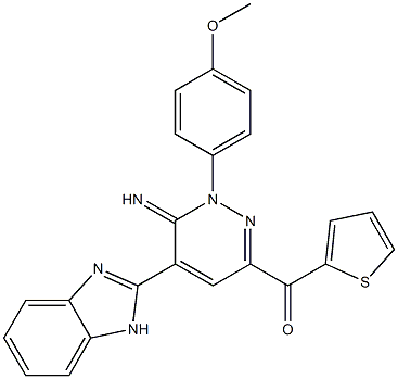 723250-02-0 [5-(1H-benzimidazol-2-yl)-6-imino-1-(4-methoxyphenyl)-1,6-dihydro-3-pyridazinyl](2-thienyl)methanone