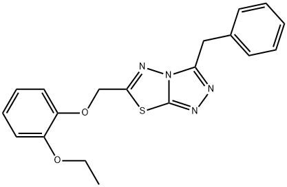 3-benzyl-6-[(2-ethoxyphenoxy)methyl][1,2,4]triazolo[3,4-b][1,3,4]thiadiazole|