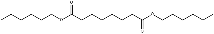 dihexyl octanedioate Struktur
