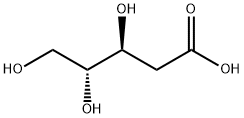 D-erythro-Pentonic acid, 2-deoxy- Structure