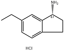 (1R)-6-ETHYL-2,3-DIHYDRO-1H-INDEN-1-AMINE HYDROCHLORIDE|