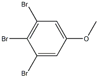 1,2,3-tribromo-5-methoxybenzene 化学構造式
