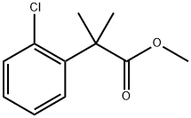 METHYL 2-(2-CHLOROPHENYL)-2-METHYLPROPANOATE, 736055-19-9, 结构式