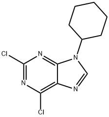 9H-Purine, 2,6-dichloro-9-cyclohexyl-