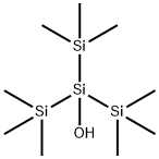 2-Trisilanol, 1,1,1,3,3,3-hexamethyl-2-(trimethylsilyl)- Struktur