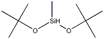 Silane, bis(1,1-dimethylethoxy)methyl- 化学構造式
