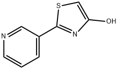 2-(吡啶-3-基)噻唑-4-醇, 751448-15-4, 结构式