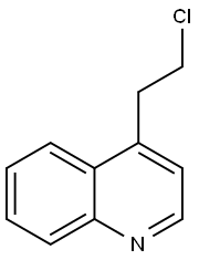 4-(2-chloroethyl)-quinoline 结构式