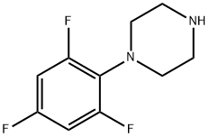 1-(2,4,6-三氟苯基)哌嗪,759443-28-2,结构式