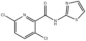 3,6-dichloro-N-(1,3-thiazol-2-yl)pyridine-2-carboxamide Structure